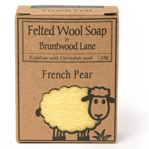 Felted Wool Soap - French Pear