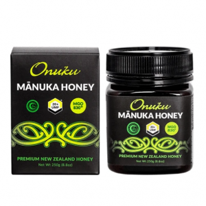 【Buy 5 get 1 Free 】 Onuku Monofloral Manuka Honey MGO830+/ UMF20+ 8.8oz/250g