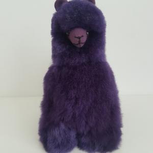 Auskin Toy Alpaca Huacaya Alpaca 20cm Purple