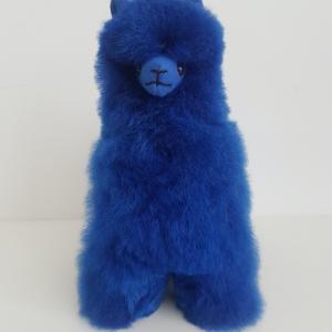 Auskin Toy Alpaca Huacaya Alpaca 20cm Blue