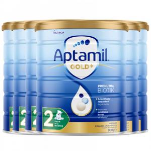 Aptamil Gold+ Stage 2 Follow On Formula - 6 to 12 Months 900g*6