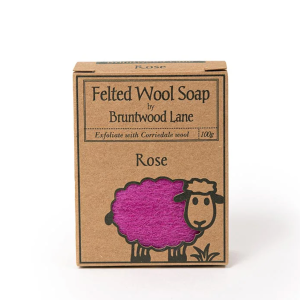 Felted Wool Soap - Rose
